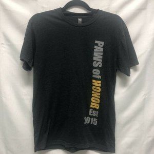 Paws of Honor Est. 2015 Tshirt Small